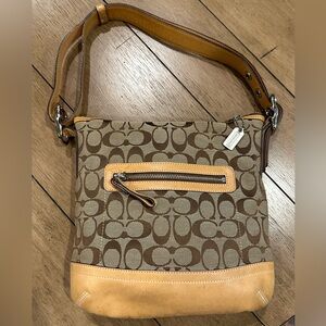 Coach Signature Crossbody Shoulder Bag - J04K-9349